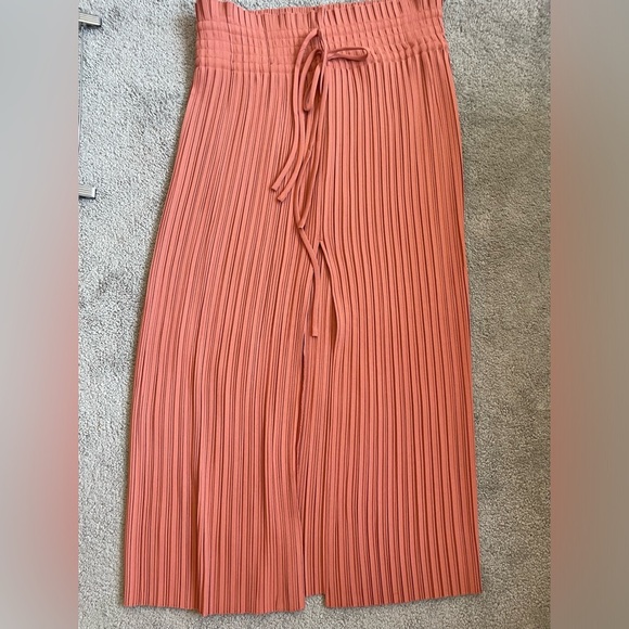 NWT A.L.C.|| Pink/Orange Midi Skirt, Size 8 - Picture 2 of 7